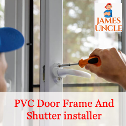 PVC Door Frame And Shutter installer Mr. Hari Majhi in Garia